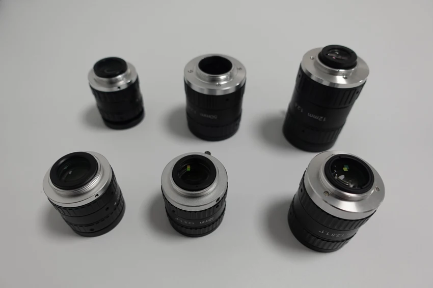 Lente de enfoque Manual FA Industrial de 16mm de longitud focal fija de 10MP 1 ''para detección de inspección de cámara de visión artificial