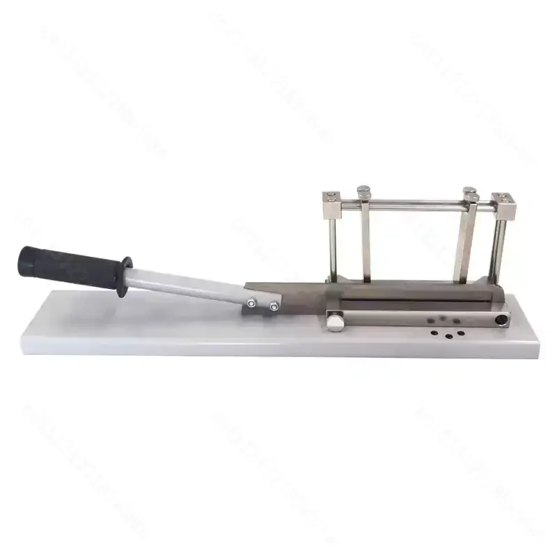 PVC Plastic Wire Slot Cutting Machine WirePE Plastic Pipe Hose Scissor Adjustable PVC Wiring Duct Cutter 100x100MM