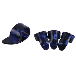 4pcs Guitar Plectrums Sheath Thumb Finger Picks For Acoustic Electric Bass Guitar
