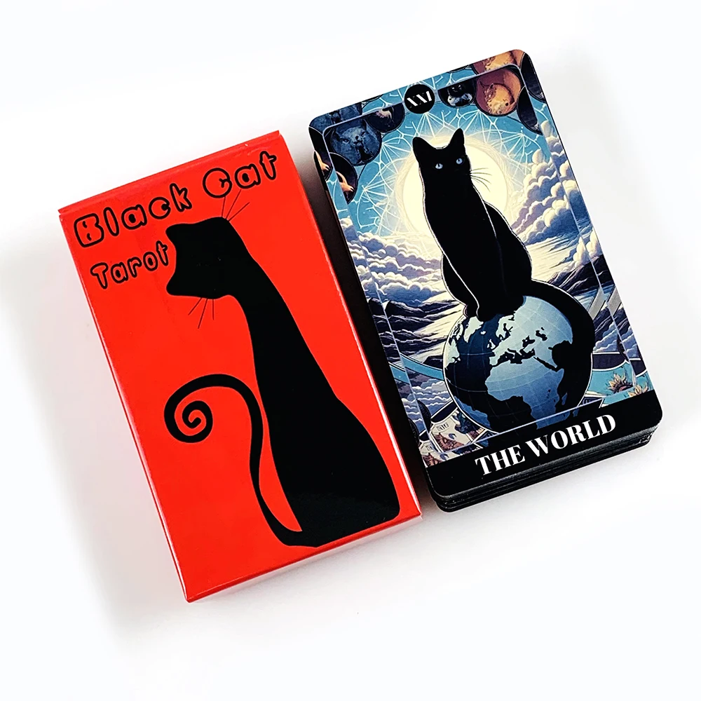 Black Cat Tarot Deck English D - Board Game Quantum recension och pris