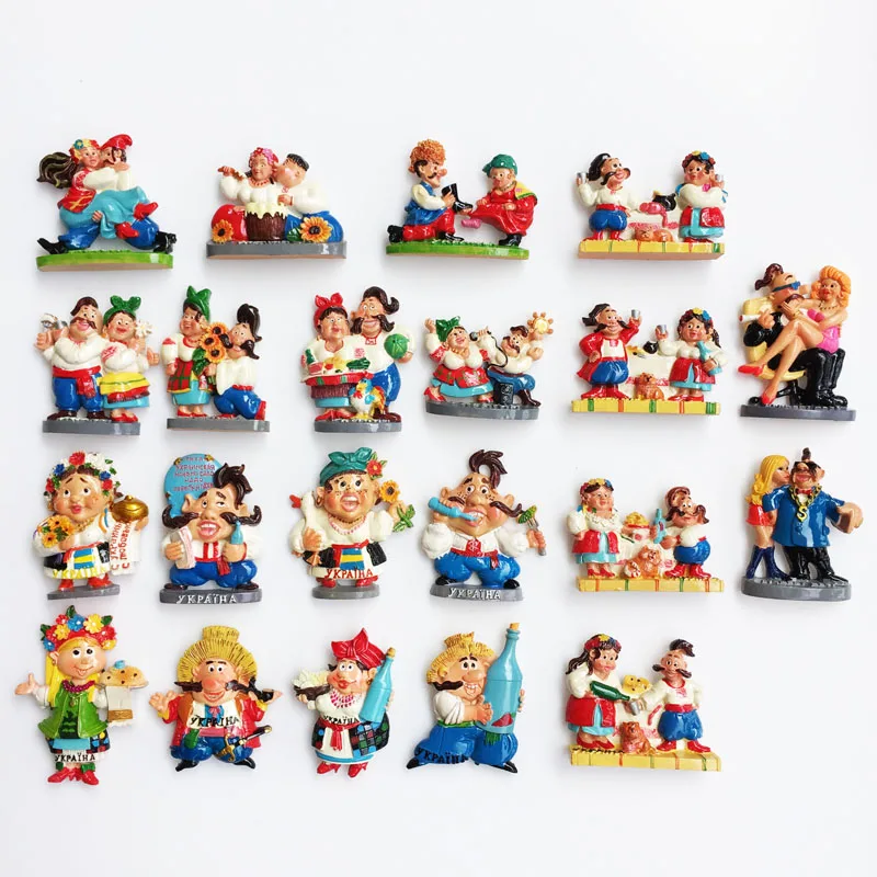 

Ukraine Amorous Feelings 3D Fridge Magnets Tourist Souvenirs Crafts Refrigerator magnet Decoration Articles Handicraft