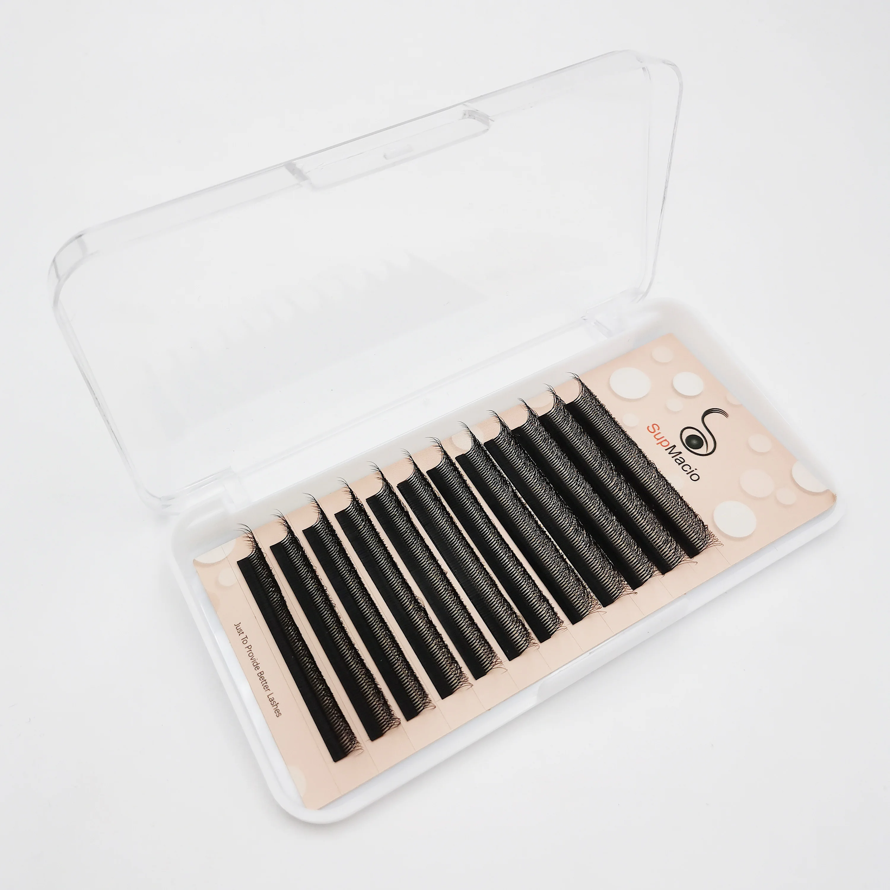 Supmacio 6D W Lashes W Shape Eyelash Extension 6D 0.07 C/D Curl Natural Soft Volume Cilios 6DW Style Bloom Eyelashes