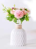 1/2 plastic tabletop decorative vase , modern  internet celebrity vase, dining room and living room decoration, non hydroponic