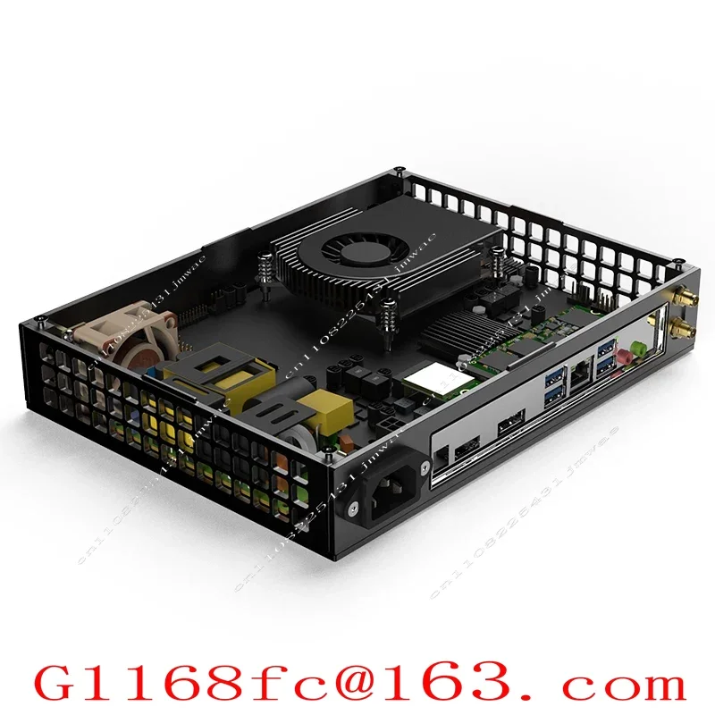 1.8-Liter Mini DC-MX2 Thin Itx Half-height Chassis, All Aluminum, Double-sided Chamfered