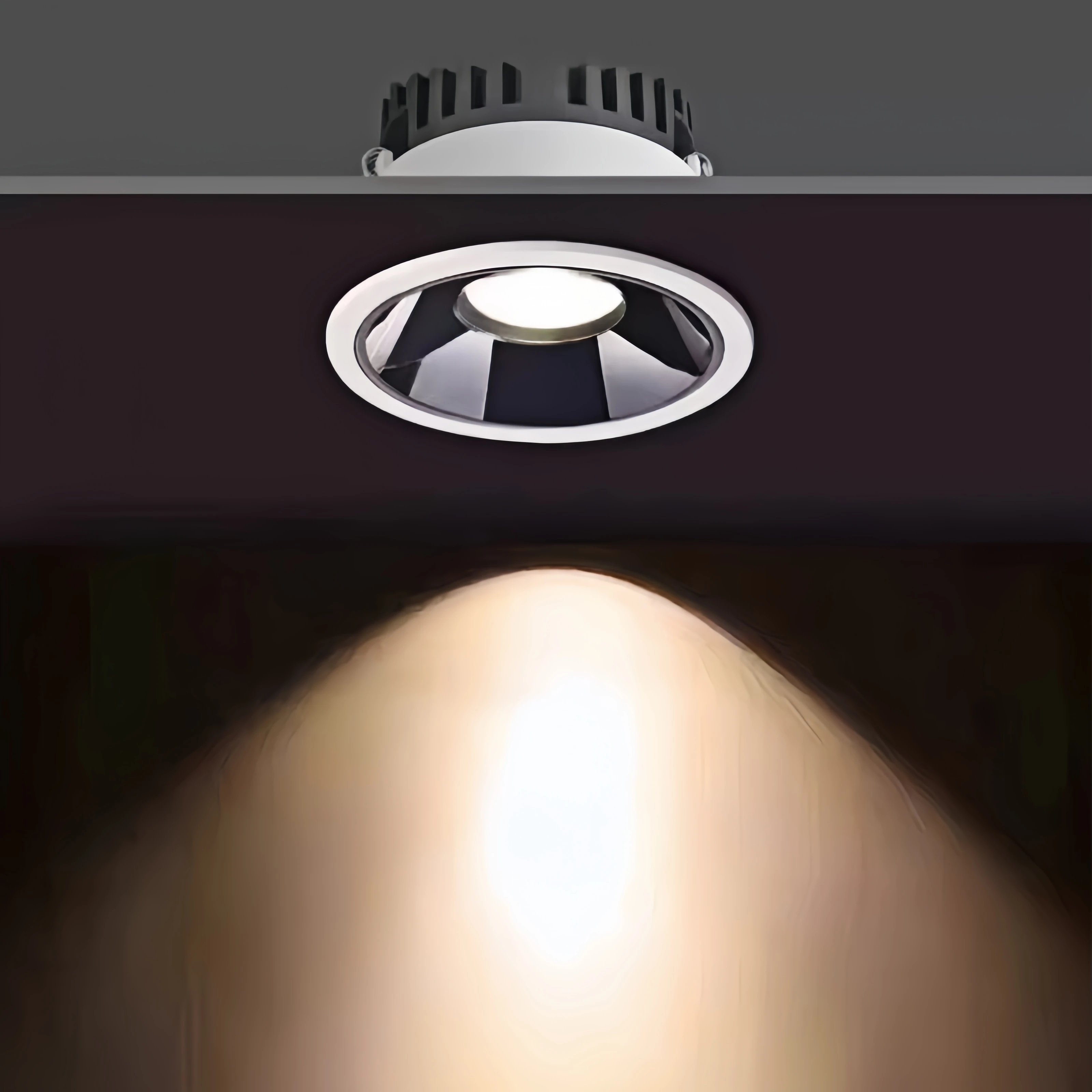 

Встраиваемый светодиодный потолочный светильник с регулируемой яркостью COB Spot Light 9 Вт 12 Вт 15 Вт 20 Вт 25 Вт 30 Вт AC85-265V Лампа накаливания Потолочное украшение для дома и отеля