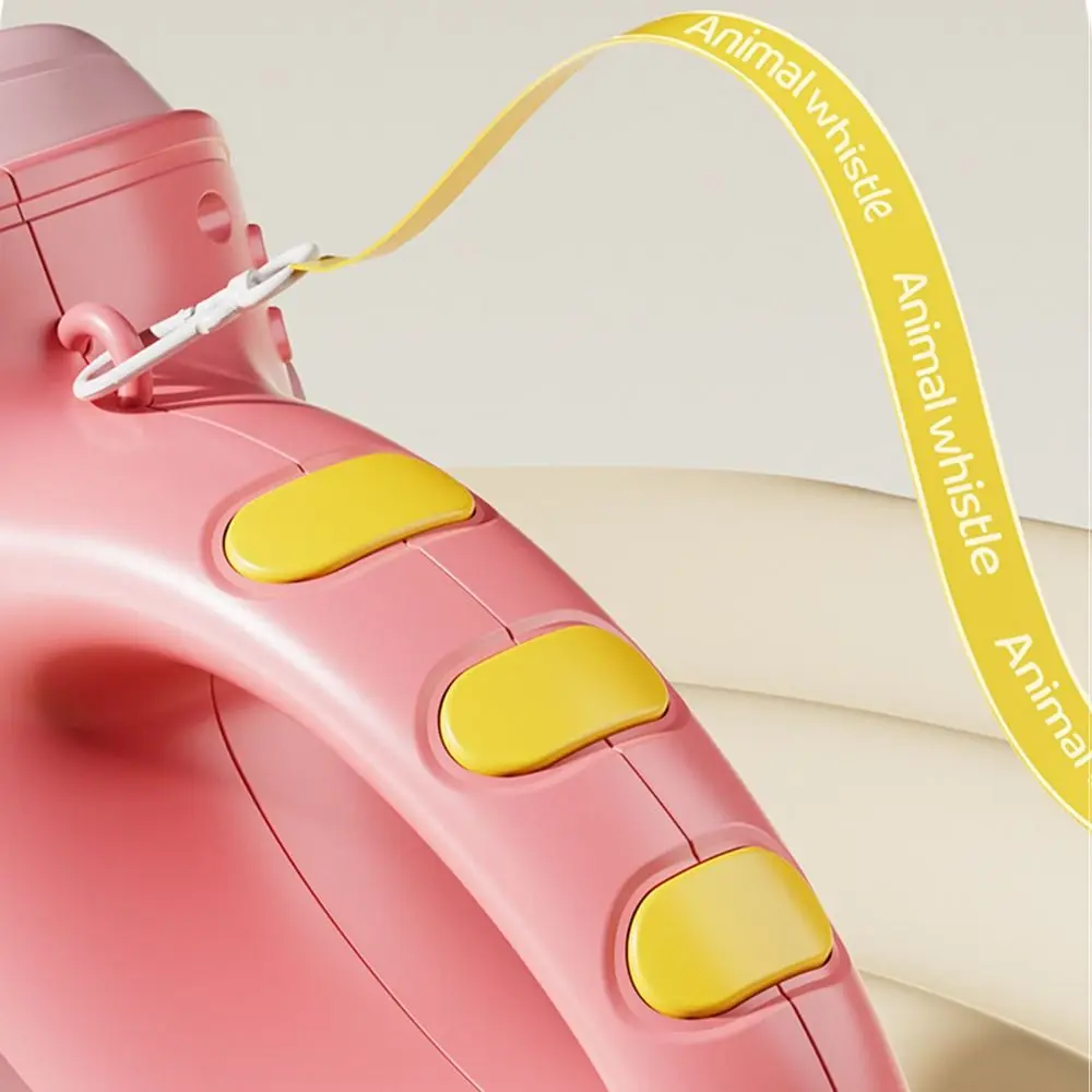 Silbato de fiesta de animales de 30 sonido, simulación de creatividad, ejercitador de capacidad pulmonar interactivo con correas, instrumento Musical para niños