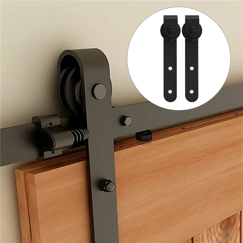 ABSE-Cabinet Sliding Barn Door Hardware Kit Super Mini Sliding Door Hardware Hardware Kit Top Mount Hanger Track Closet