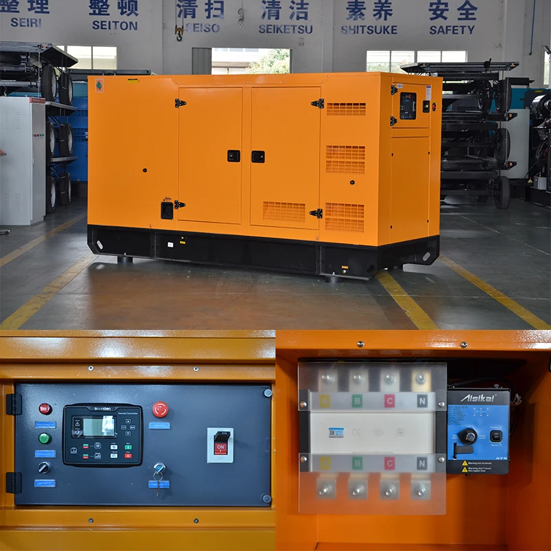 مولد الديزل 100kw 120kw 150kw 3 المرحلة مجموعة مولدات التيار المتردد نوع صامت إمدادات الطاقة الصناعية للمشاريع الهندسية
