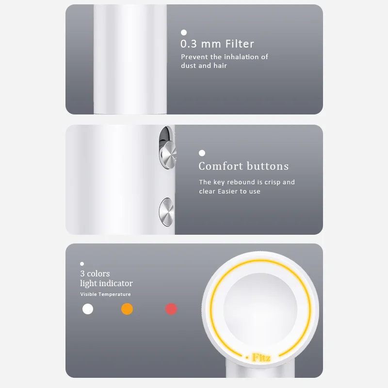 Herramientas para el cabello sin escobillas de alta velocidad, 120000 Rpm, juego de cepillos para secador de pelo, estilizador de envoltura de aire, cepillo de aire caliente para salón, secador de pelo de 1400W