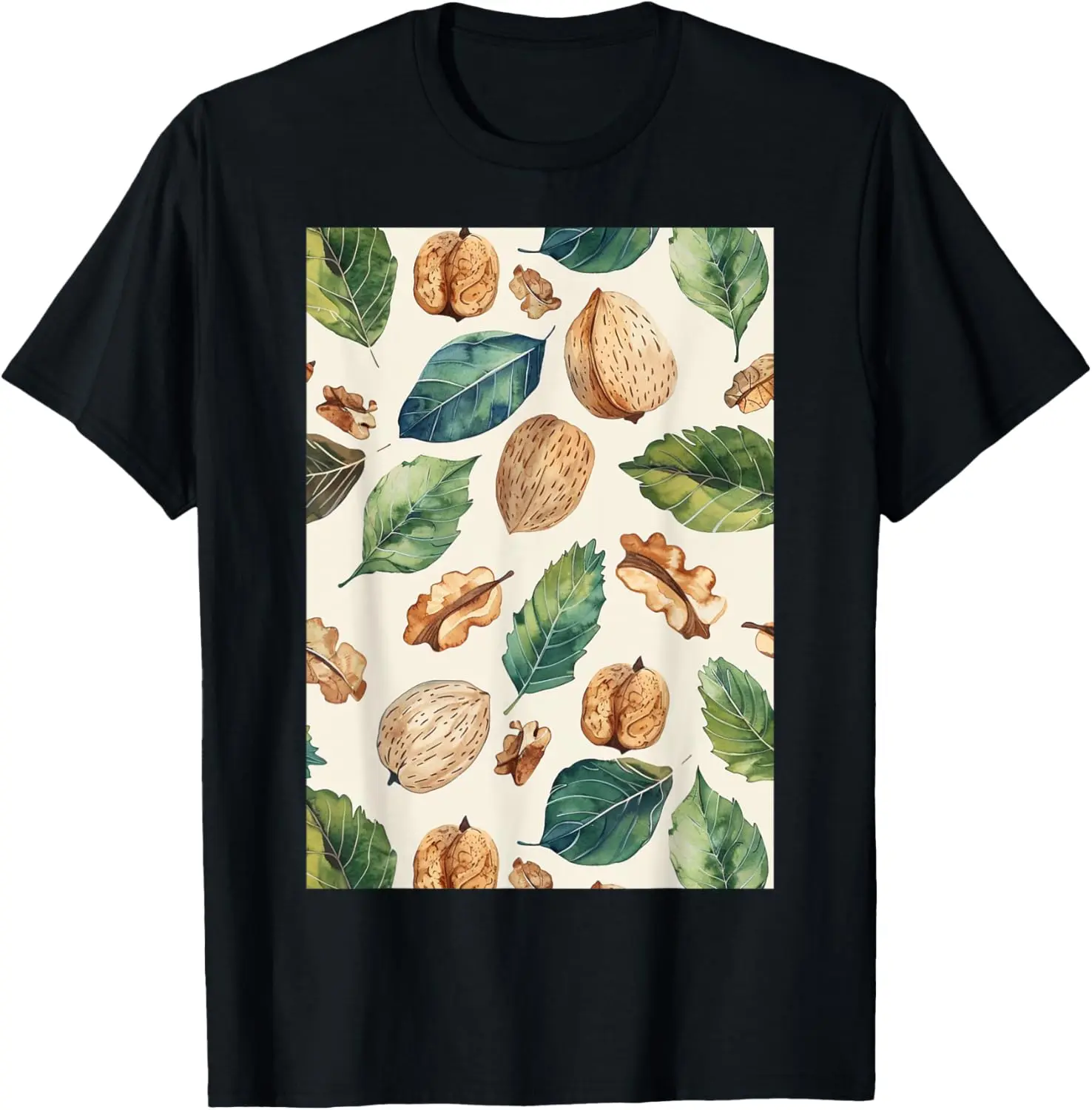 

Minimalist Walnut Nuts Pattern Art