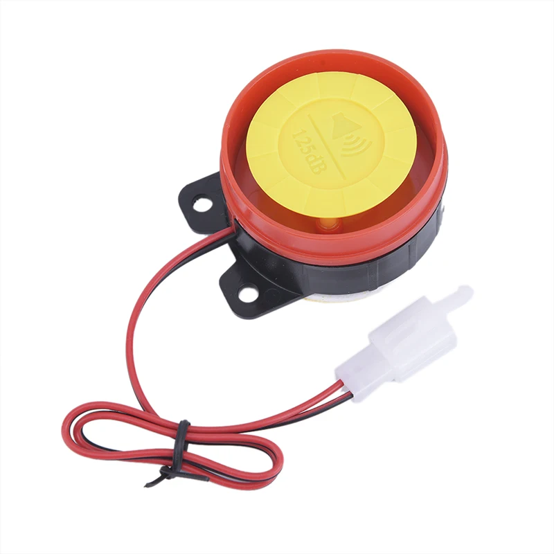 

125dB Motorcycle Truck Bicycle Loud Horn 12V Electric Universal Air Raid Siren Alarm Safety Horn Accessories