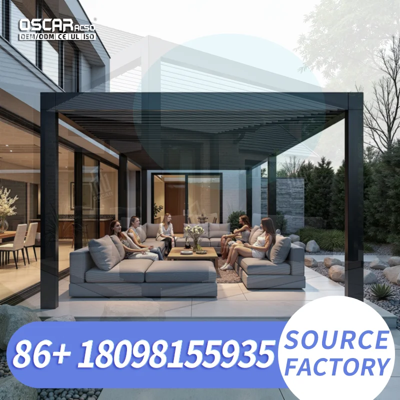 All Season Aluminum Glass Sunroom Prefab Patio Enclosure Solarium Garden House Backyard Villa European Outdoor Living Retreat Co
