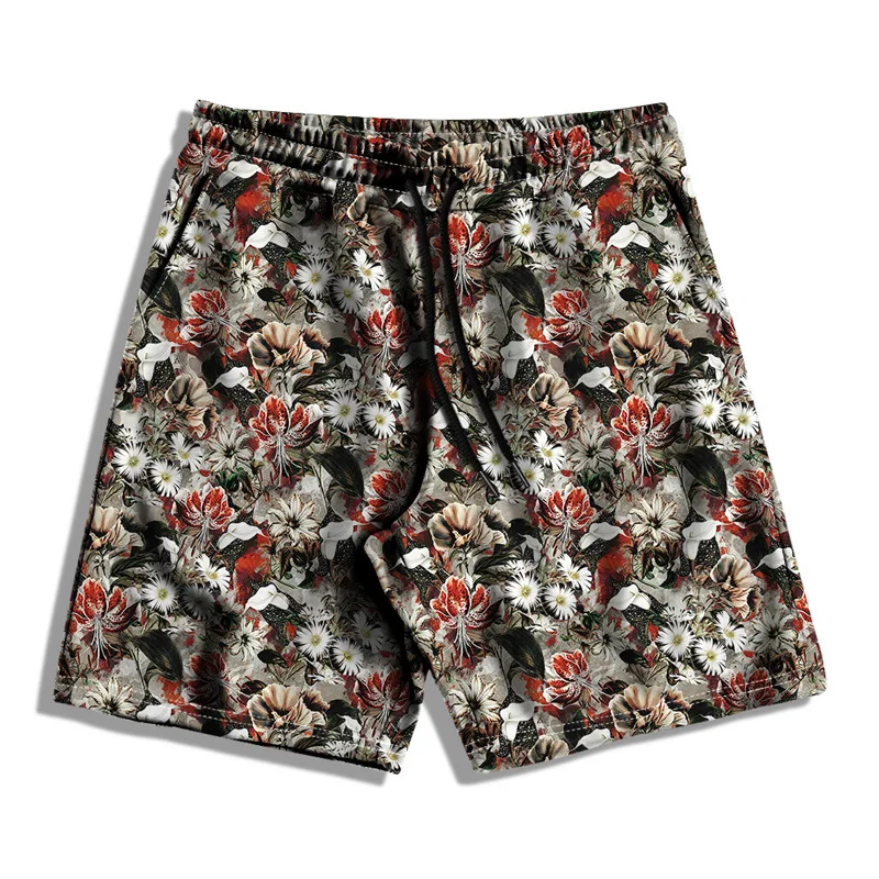 زهرة الأزهار ثلاثية الأبعاد طباعة هاواي مجلس السراويل الرجال المتضخم تصفح الشاطئ السراويل الرياضية ملابس السباحة المايوه جذوع الاطفال الملابس