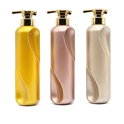 500ml Refillable Press Empty PET Bottle Bathroom Lotion Liquid Shampoo Cosmetic Container Portable Travel Pump Head Dispenser