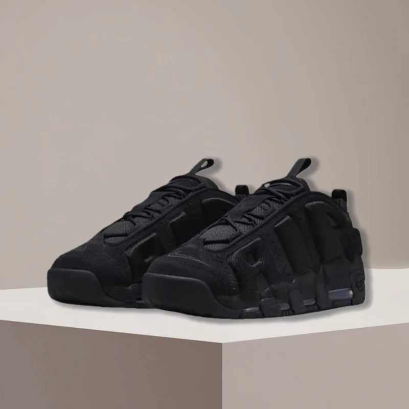 

Nike Air More Uptempo Удобные, универсальные, нескользящие, прочные баскетбольные кроссовки с низким верхом унисекс черные IM6649001