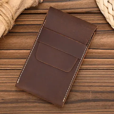 1 개 2 개 슬롯 시계 커버 여행 케이스 세련된 휴대용 빈티지 가죽 디스플레이 시계 보관 가방, 시계 케이스 소가죽 홀더