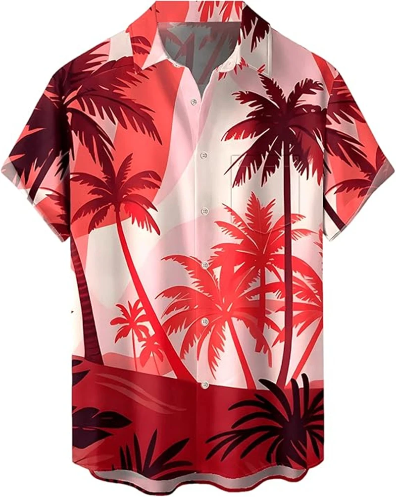 2026 Fashion Men's Shirts Funny Pattern Women Short Sleeve Hawaiian Shirt Summer Casual Stylish Beach Party Print Vacation Tops