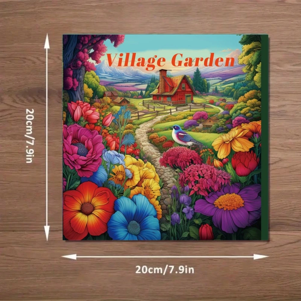 1pc Art Coloring Book 22 Page Coloring Books Gift For Birthday Party Relieve Stress Kill Time Graffiti Painting Drawing Art Book