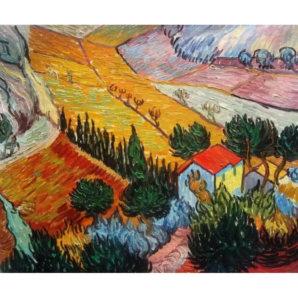 2026 Vincent van Gogh Paintings HD Print Almond Blossoms The Starry Night Sunflowers Poster Abstract Canvas Painting Wall Art De