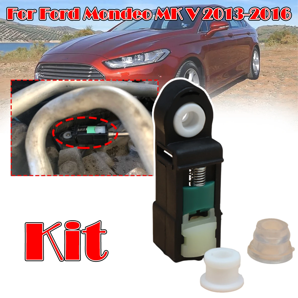 

3cs/kit Shift Cable Bushing For Ford Mondeo MK V 2013-2016 Fusion Edge Automatic Transmission Linkage Rod End Repair Grommet