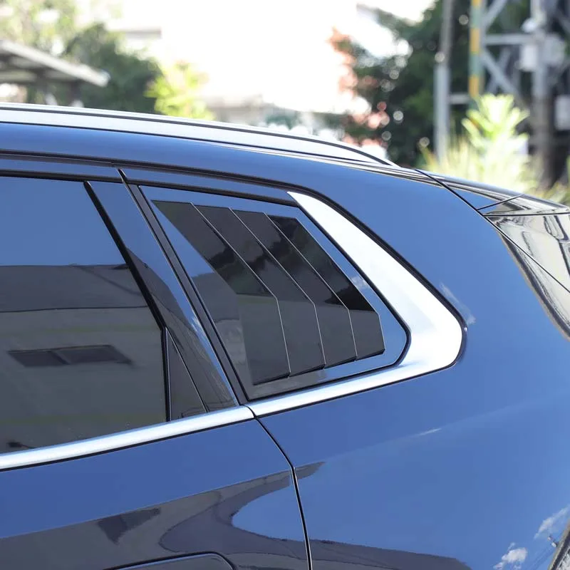 

metyoucar For BMW X3 G45 2025-2026 ABS carbon fiber Car Rear Window Louver Triangular Glass Shutter Cover Trim Car Accessories