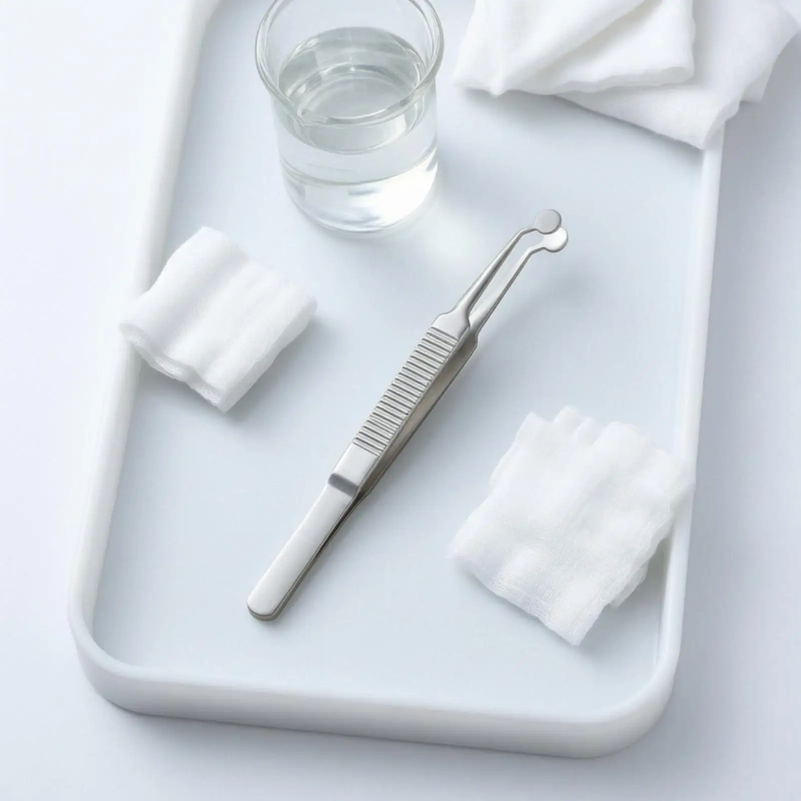 Stainless Steel Eyelid Massage Device for Meibomian Gland Relief Dry Eye Care Tool with Round Tips