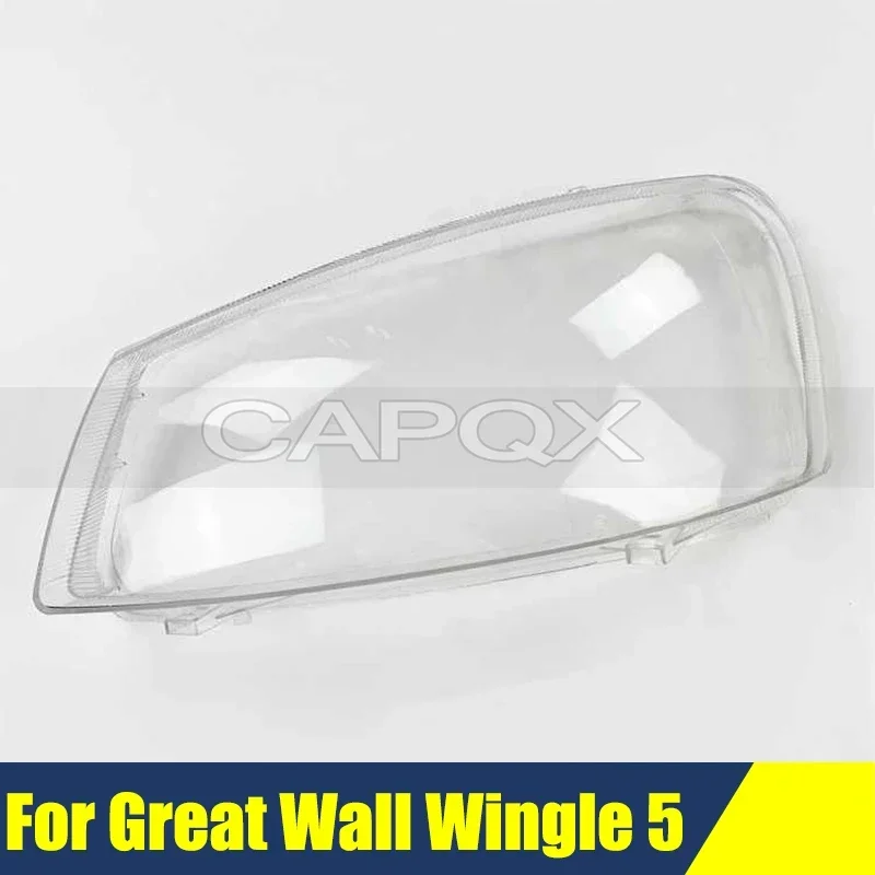 

Front Bumper Headlight Shell For Great Wall Wingle 5 Cover Shade Head Lamp Glass Head Light Lens Caps