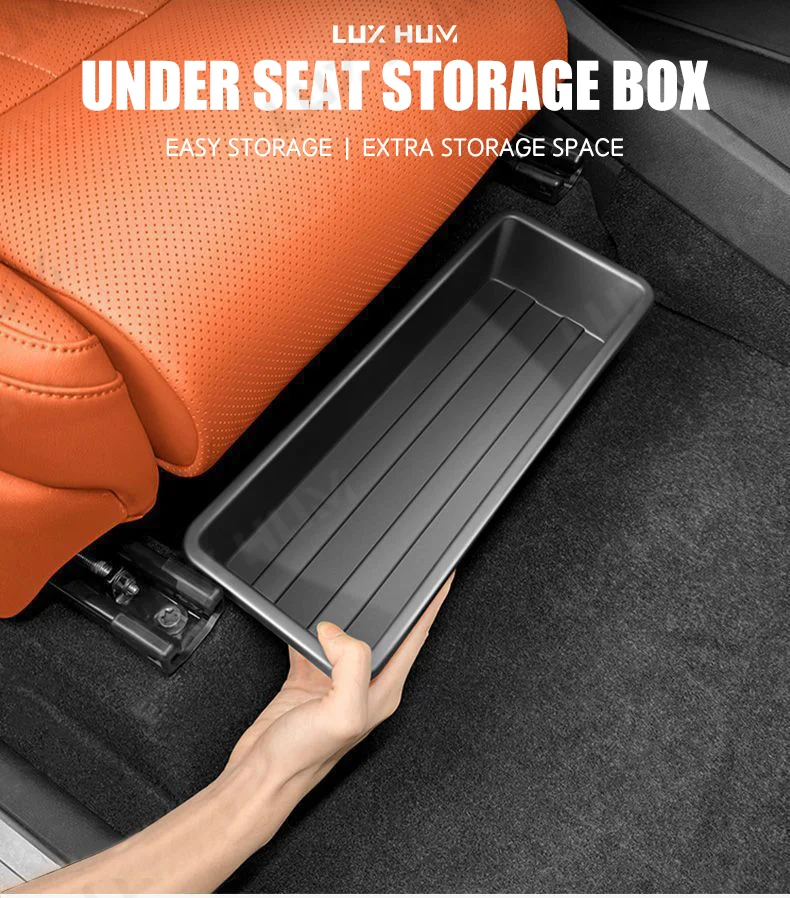 Auto-Untersitz-Aufbewahrungsfach Ausziehbarer Organizer Maßgefertigte Versteckte Schublade Wasserdichte Auto-Aufbewahrungsbox für Regenschirm Universal – Detail 1