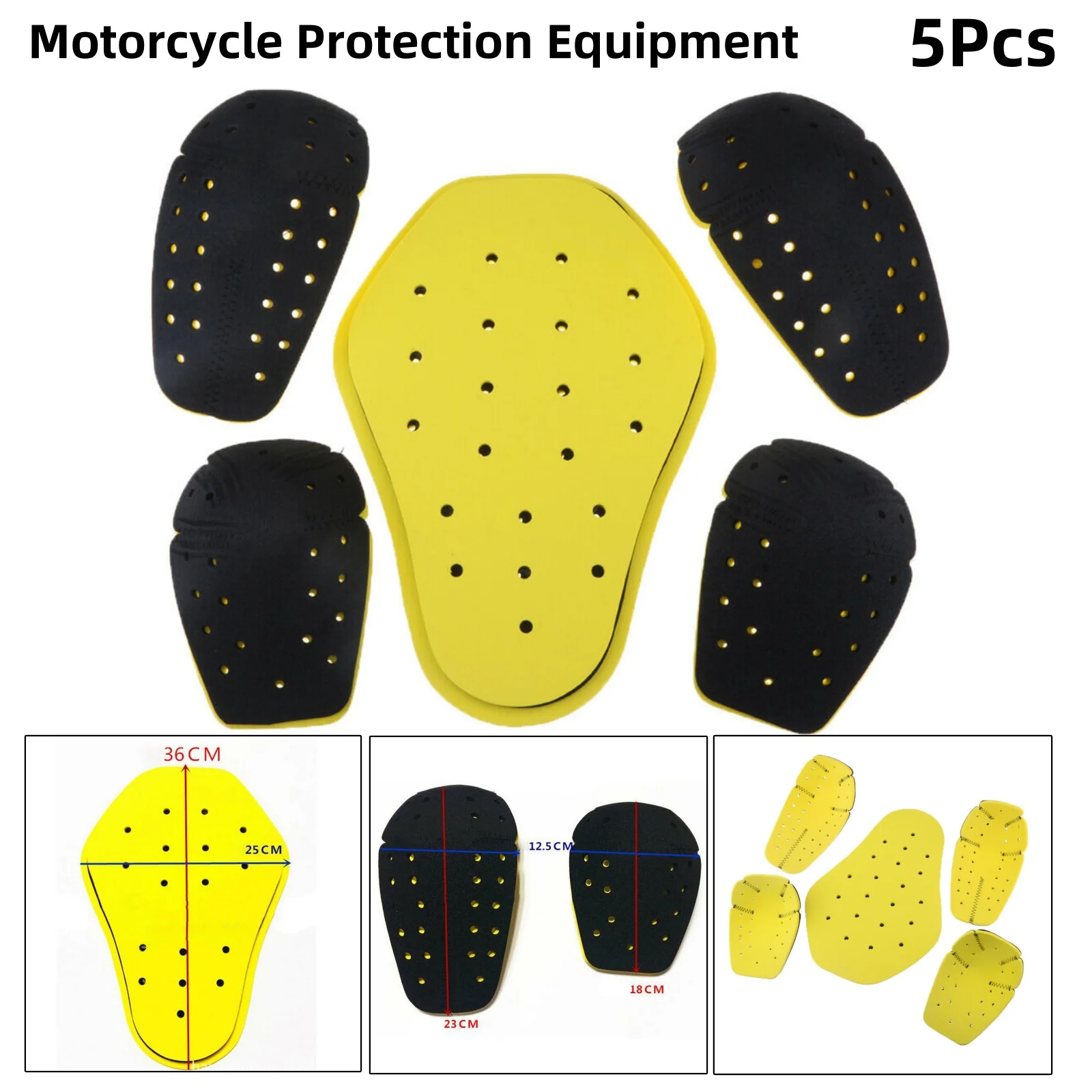 Motorcycle Armor Flexible Breathing Full Body Armor Protection Pads Motorcycle Protection Equipment Elbow Shoulder Protectors