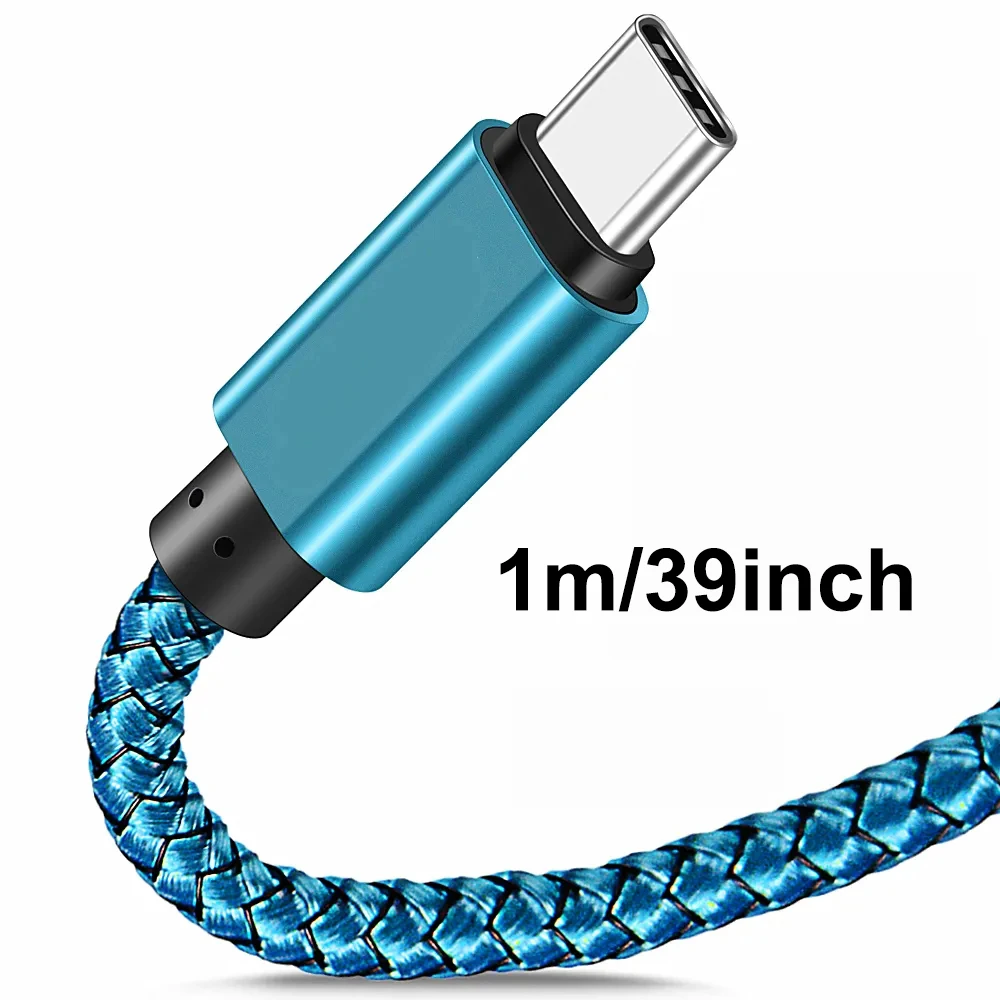 USB C-to Type C Expansion Link Cable PD60W 5A Fast Charging Charger 1M Nylon Data Cable For Apple 15 Ipad Huawei Xiaomi Sam image 4