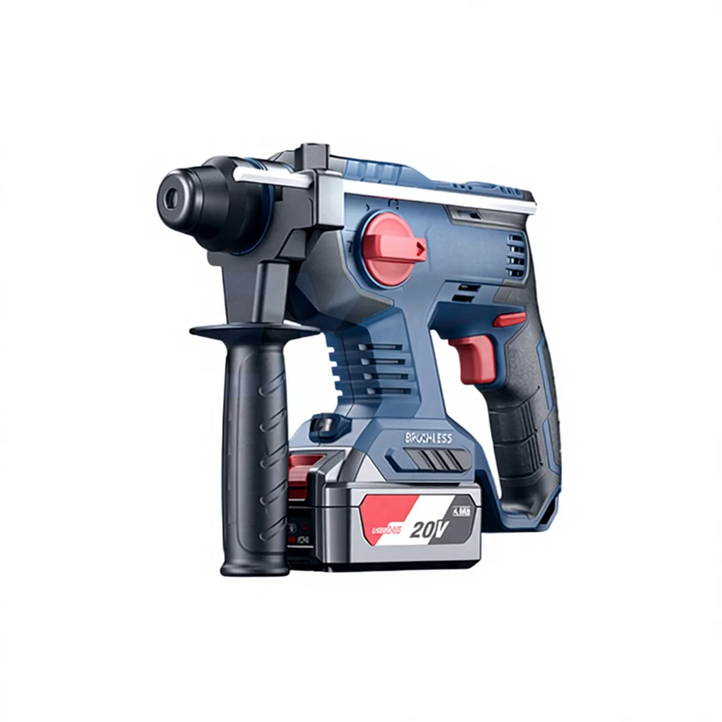 Rechargeable Hammer Impact Drill Lithium Battery Brushless Drill Electric Pick Continuously Variable Speed Impact Drill