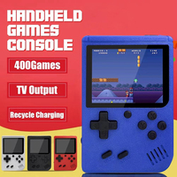 1Pcs Classic Retro Video Pocket Games Console Lcd Screen Built-in 400 Handheld Portable Mini Game Player For Boy Christmas Gift