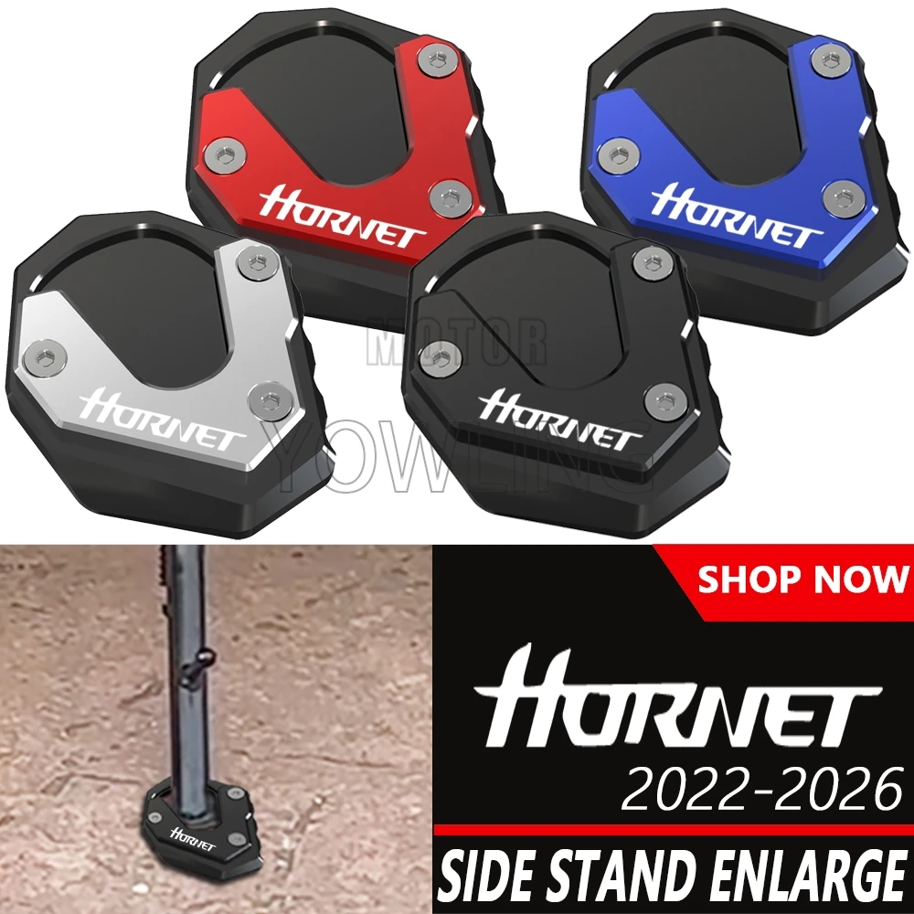 

For Honda CB750 CB 750 Hornet 750 2022 2023 2024 2025 2026 Motorcycle Accessories Side Stand Extension Kickstand Support Plate