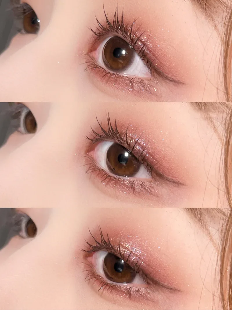 Paleta de sombras com grade palácio de nove cores, glitter perolado, segurando maquiagem, sombras brilhantes de longa duração, ferramentas de beleza para mulheres