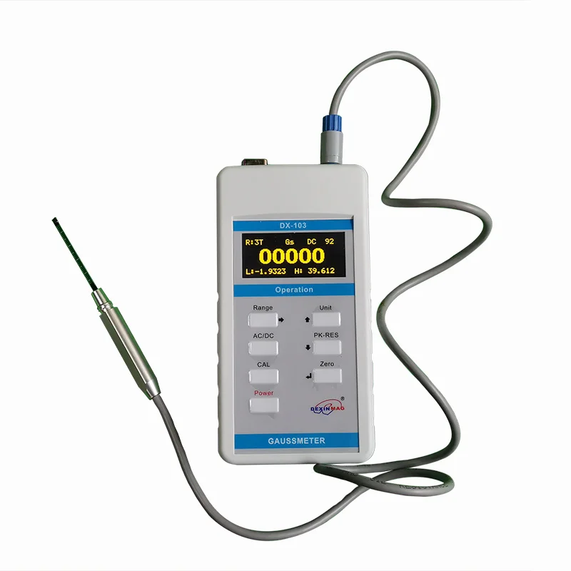 DX-103A Handheld Digital Gauss Meter EMF Reader Magnetic Sensor Gaussmeter   meter  Magnetic Field Magnetometer