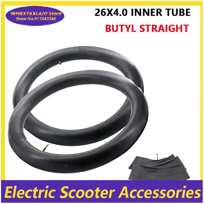 

Bicycle Inner Tube 26x4.0 camera Schrader Valve Tube For 26 inch 4.0 Fat Tires Beach MTB Bike Inner Tube Parts
