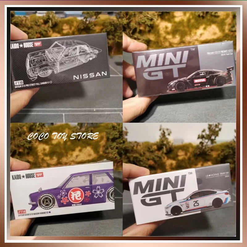 Mini Gt Alloy Luxury Sakura Model Convertible Car 1/64  Alloy Car  Limited Edition Collectors Edition Series Souvenir Model Toys