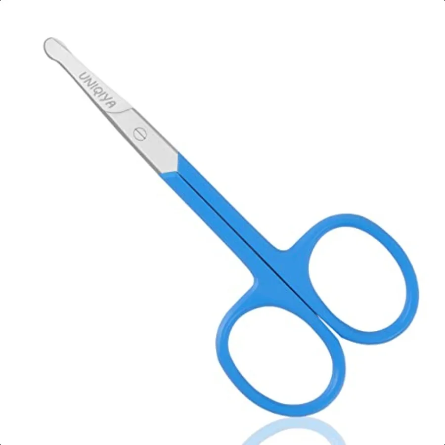 

Ножницы для волос в носу Ножницы для волос в носу 3,5 дюйма для мужчин и женщин. Маленькие ножницы с закругленным кончиком для ухода за ресницами, бровями и лицевыми сторонами