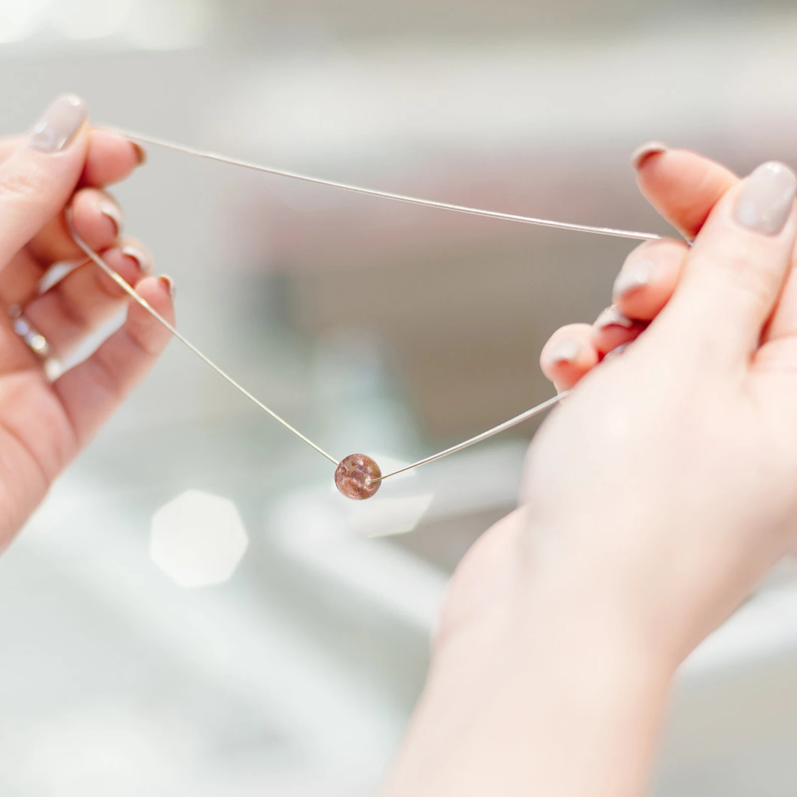 

60Pcs Round Glass Luminous Beads for Jewelry Making DIY Bracelet Beads Bulk Craft Supplies Glass Bead Kit Bead Decor