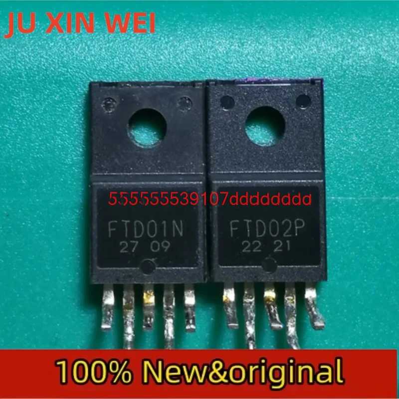 New Original 5Pairs FTD02P + FTD01N TO-220F Printer Motherboard Transistor Good Quality