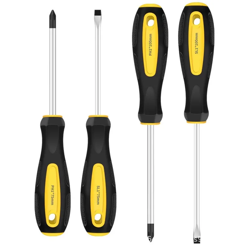 Industrial grade strong magnetic screwdriver cross one word super hard screwdriver small screwdriver Daquan durable extended