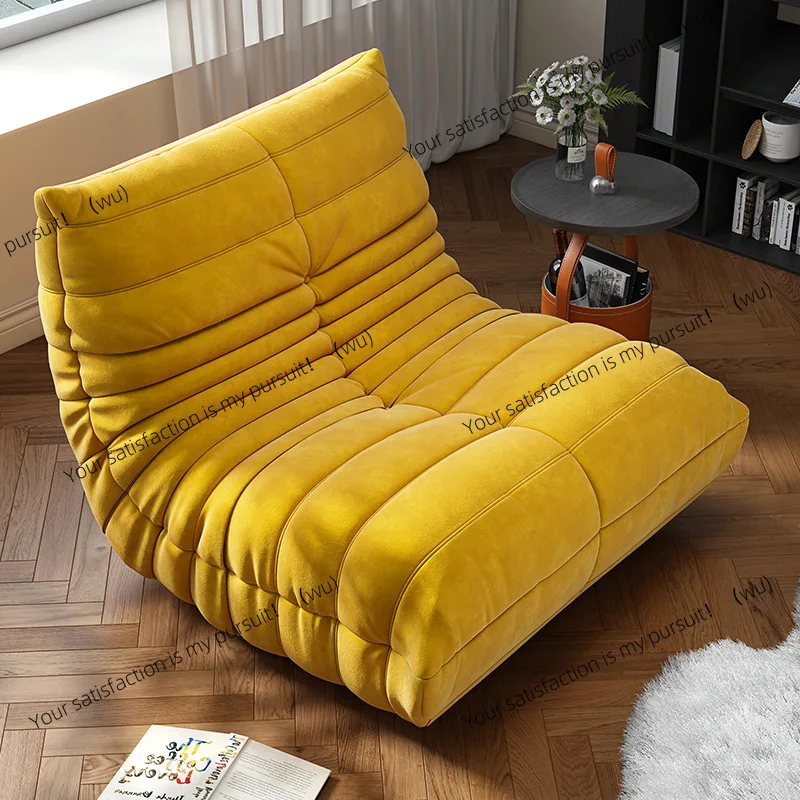 

Togo caterpillar lazy leisure sofa balcony bedroom tatami single sofa compression sofa
