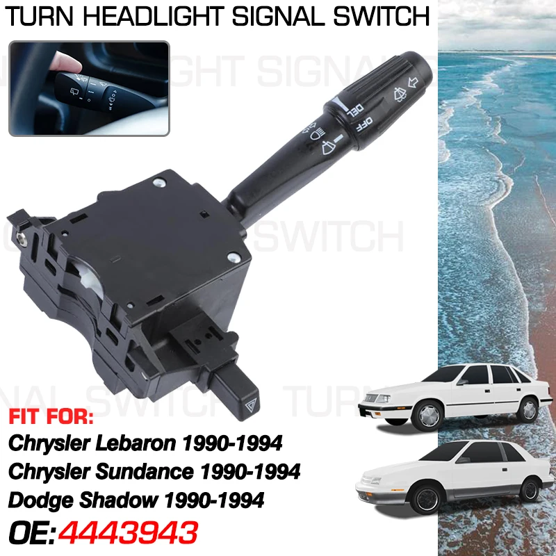 

4443943 6292.62 For Chrysler Phantom Chrysler Lebaron Dodge Shadow Chrysler Sundance 1990-1994 Headlight Steering Column Switch