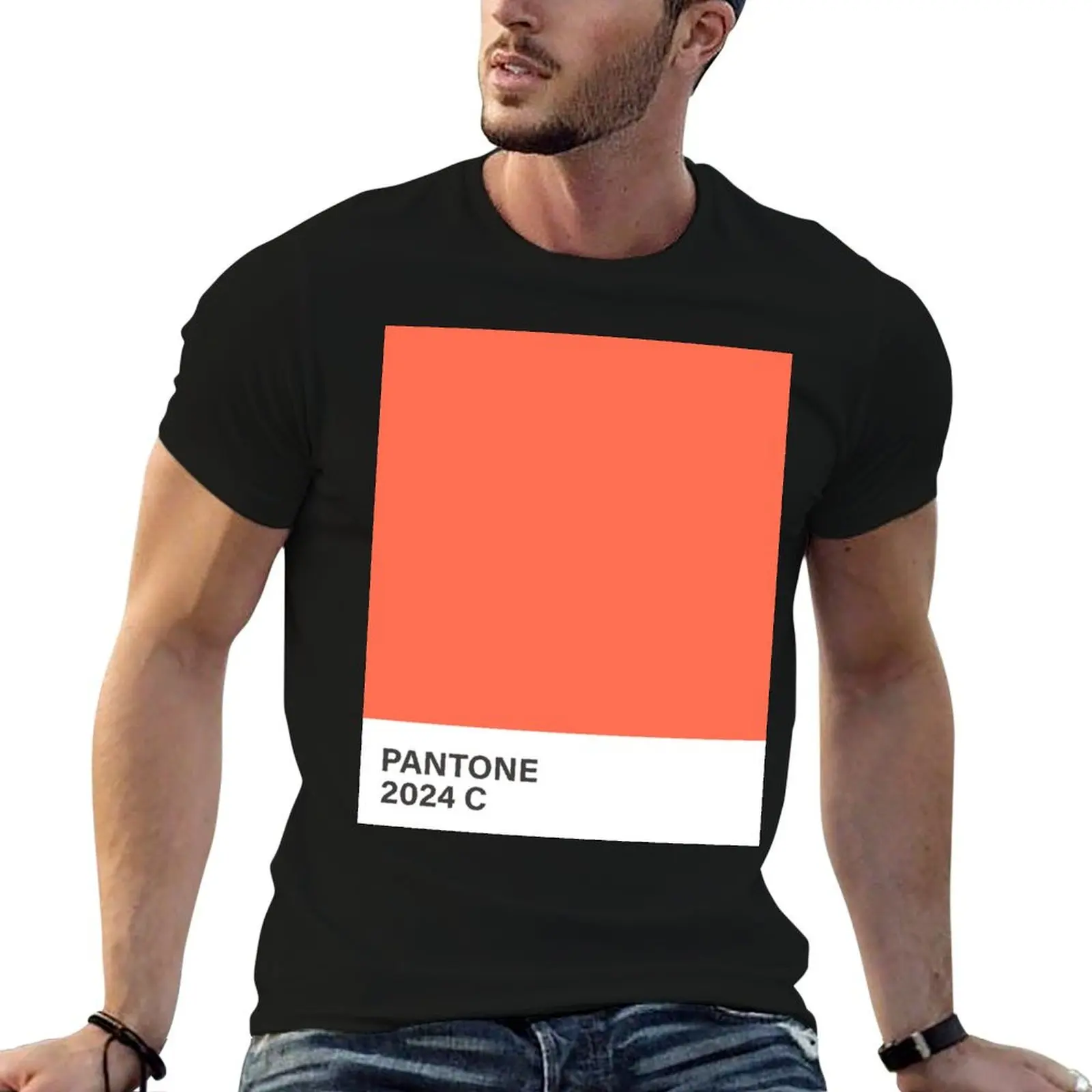 

pantone 2024 C T-Shirt Funny t-shirts summer clothes custom t shirt oversized t shirt men