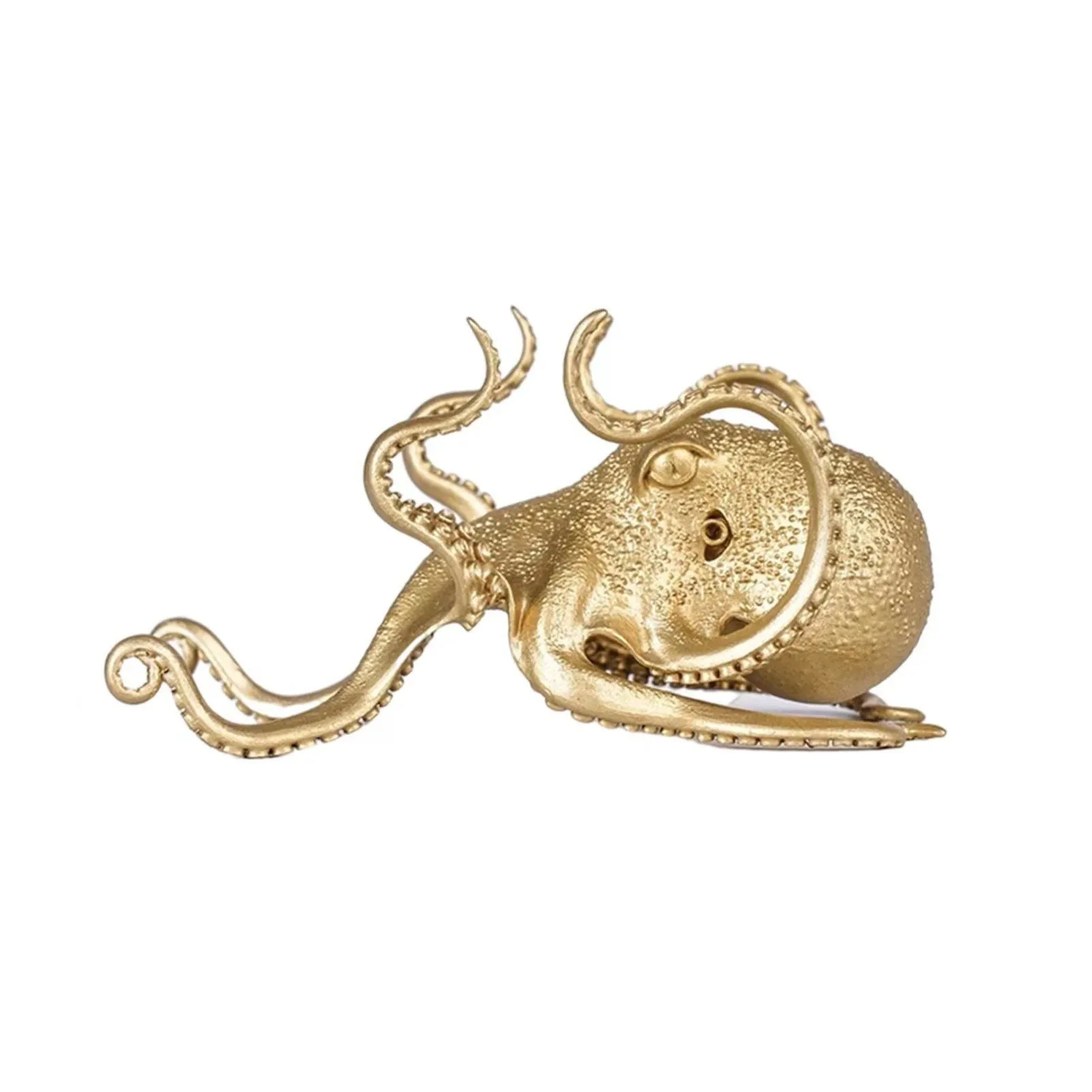 Creative Brass Octopus Stand for Computer Phone Pen Holder