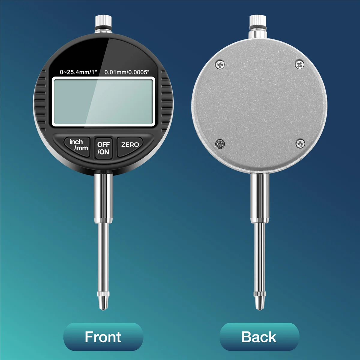 

Digital dial indicator Digital Dial indicator DTI 0.01mm/.0005" Range 0-25.4mm/1" Clock Gauge