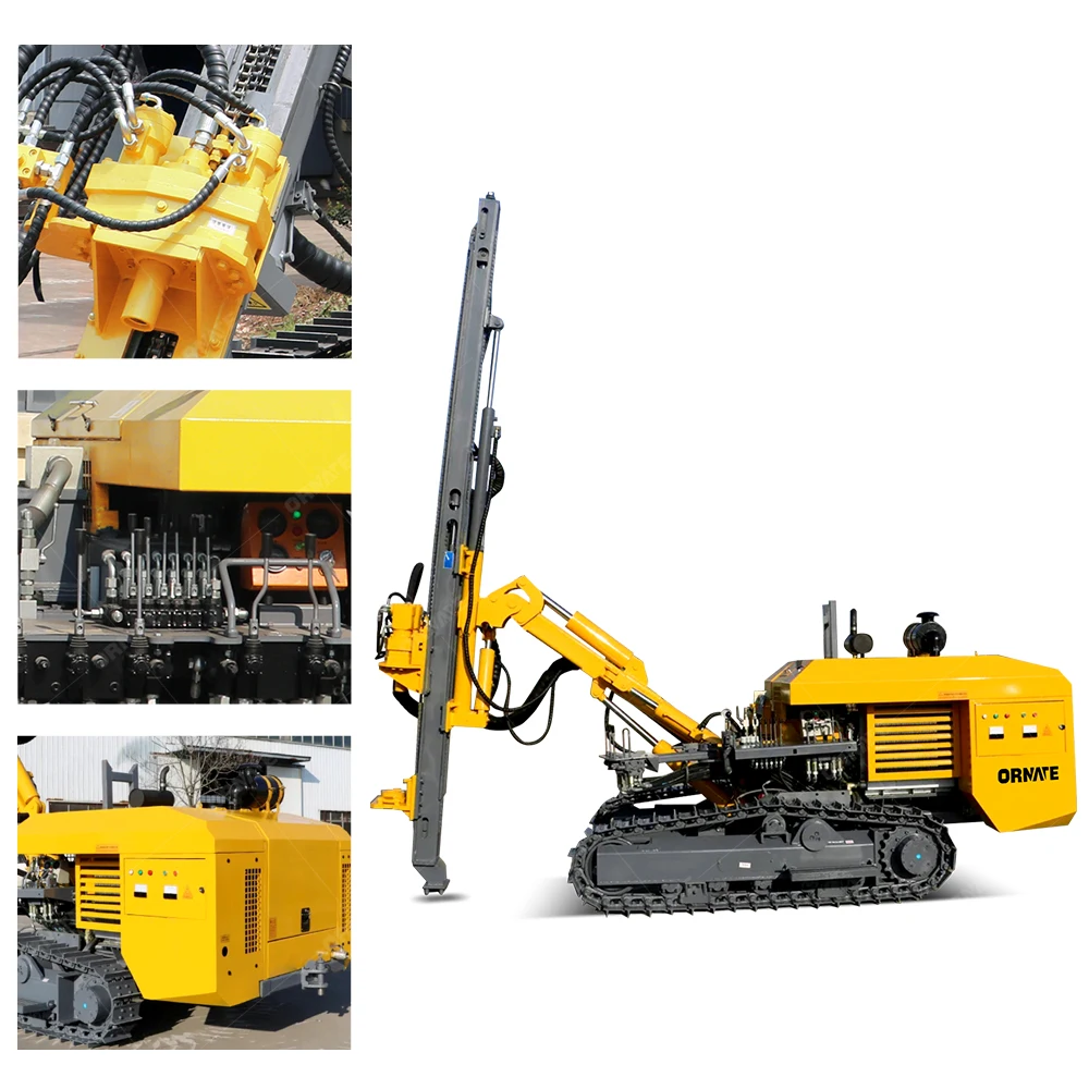 Customized 30m Automatic Pole Changing DTH Drill Rig Crawler Mining Rotary Drilling Machine