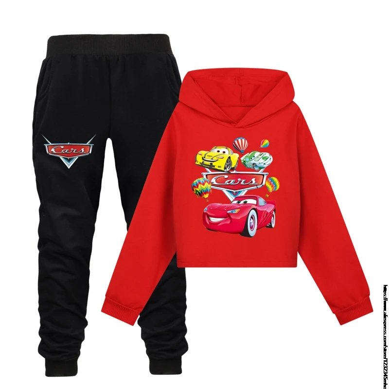 Conjunto de ropa de coches para niños, Sudadera con capucha, camiseta con capucha, traje para niños pequeños, ropa para niñas adolescentes, moda de primavera y otoño, oferta