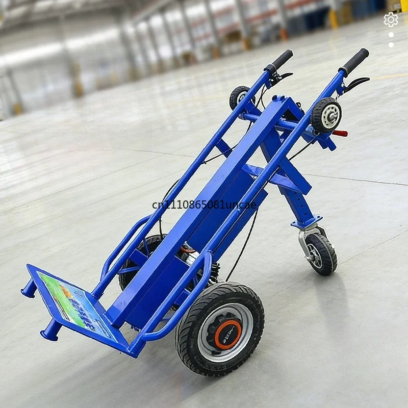 For Lithium Battery Electric Trolley Brick Cement Sand Feeding Cart Construction Residential Area Material Transport Vehicle