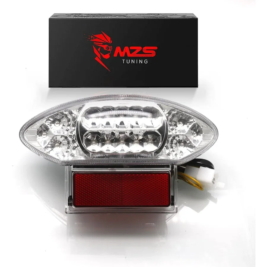 

Motorcycle Tail Light LED Integrated Turn Signal Blinker Clear Compatible with HAYABUSA GSX1300R GSXR1300 1999-2007 / GSX600 GSX